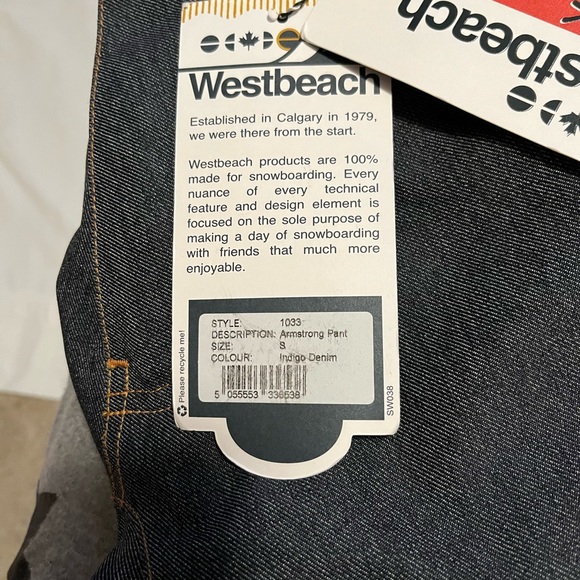 💥Westbeach Yale town Collection Snowboard Pants.   NWT - Picture 12 of 16